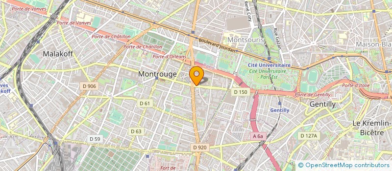 localisation de l'entreprise EDITIONS NUIT ET JOUR à MONTROUGE