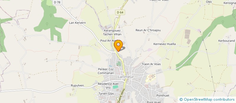 localisation de l'entreprise EDITIONS PHILOMENE ALCHIMIE  LANMEUR