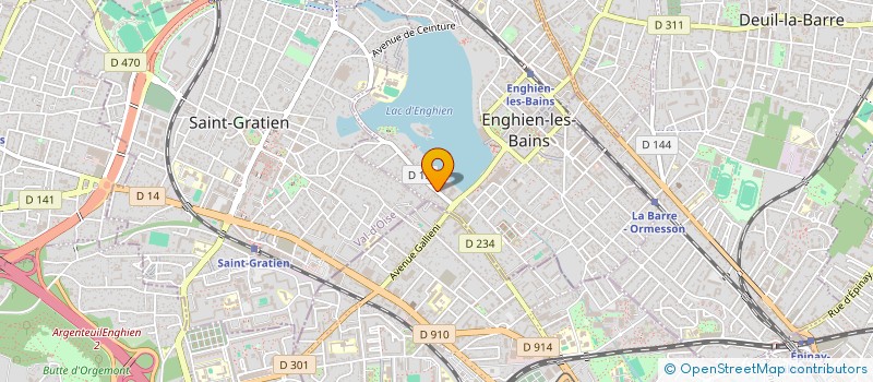 localisation de l'entreprise EDITIONS PIERRE LAFITAN à ENGHIEN-LES-BAINS