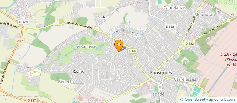 localisation de l'entreprise EDITIONS PIERRECOURTOISES  FONSORBES