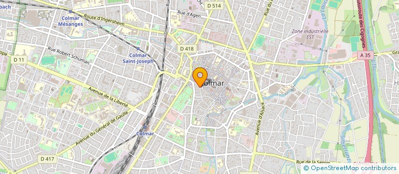 localisation de l'entreprise EDITIONS PLACE STANISLAS  COLMAR