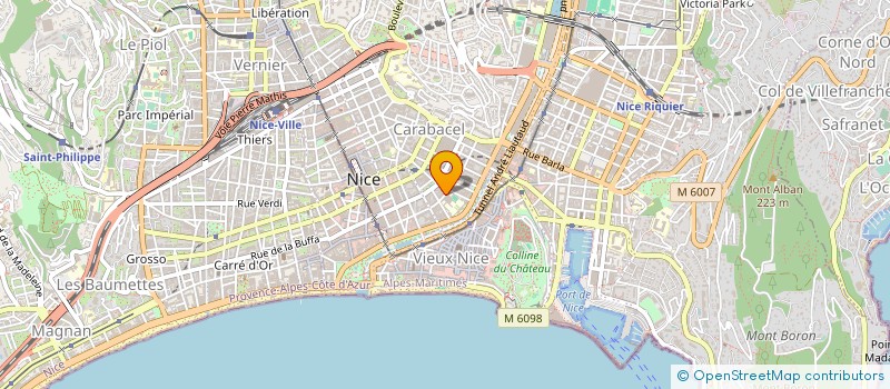 localisation de l'entreprise EDITIONS PLEIN FEU à NICE