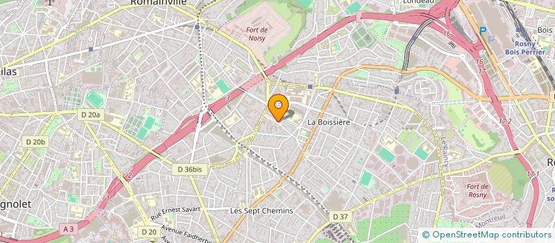 localisation de l'entreprise EDITIONS PLUIE D'OR  MONTREUIL