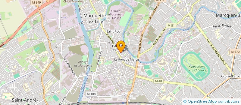 localisation de l'entreprise EDITIONS POLAIRE  MARQUETTE-LEZ-LILLE