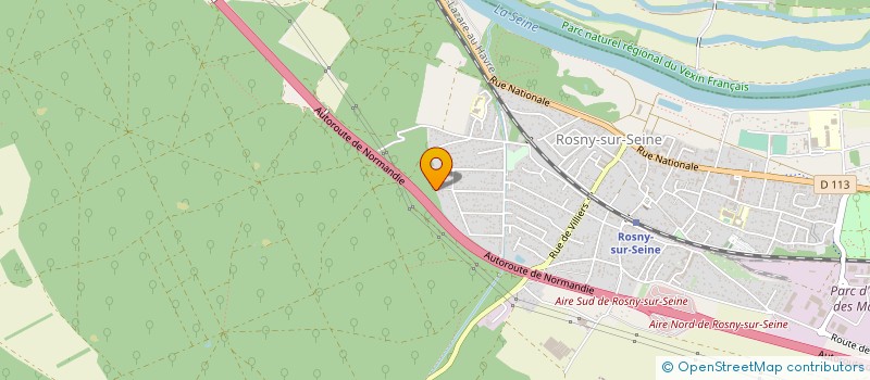 localisation de l'entreprise EDITIONS POUR UNE VIE PLUS SOURIANTE à ROSNY-SUR-SEINE