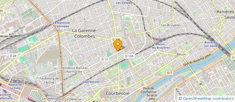 localisation de l'entreprise EDITIONS PRECEPTES  COURBEVOIE