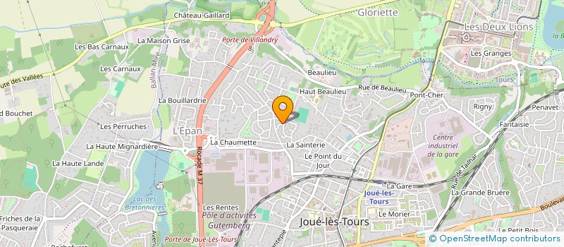 localisation de l'entreprise EDITIONS PRESSE JOCONDIENNE  JOUE-LES-TOURS