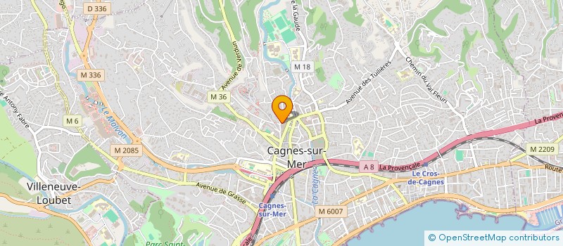 localisation de l'entreprise EDITIONS PREVOT à CAGNES-SUR-MER