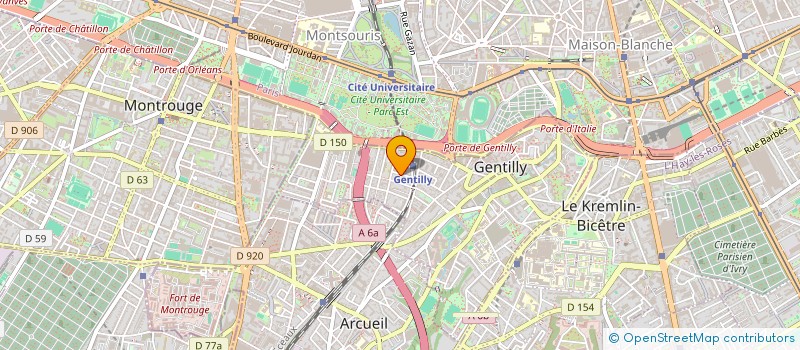 localisation de l'entreprise EDITIONS QUARTIER LIBRE à GENTILLY