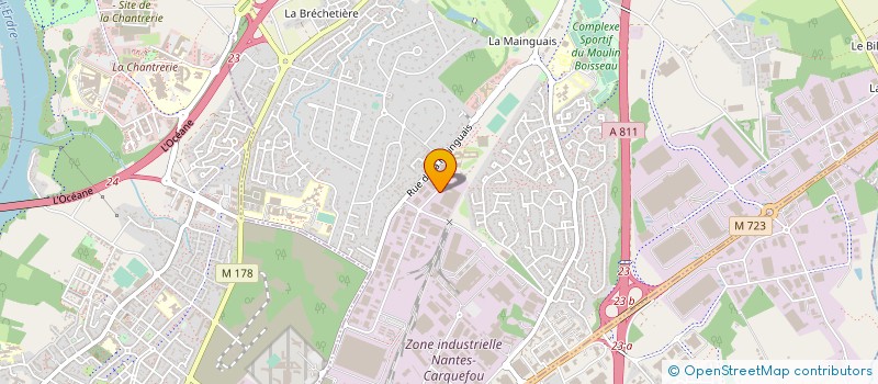 localisation de l'entreprise EDITIONS QUO VADIS à CARQUEFOU