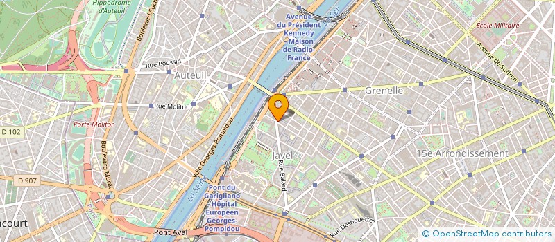 localisation de l'entreprise EDITIONS RANELAGH à PARIS