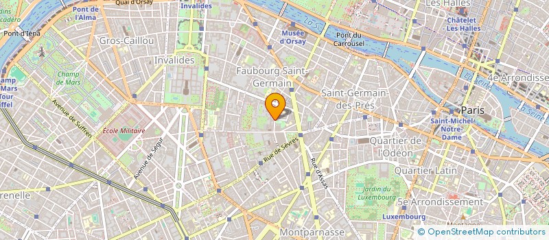 localisation de l'entreprise EDITIONS RUE DU BAC  BOULOGNE-BILLANCOURT