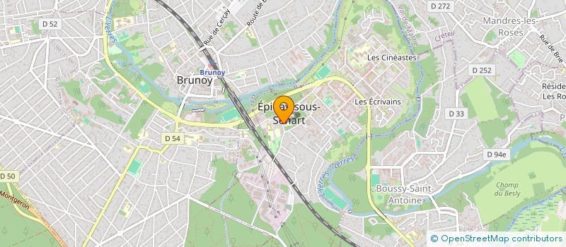 localisation de l'entreprise EDITIONS SAINTE GENEVIEVE  EPINAY-SOUS-SENART