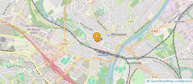 localisation de l'entreprise EDITIONS SANS CRISPATION - ASSOCIATION  PONTOISE