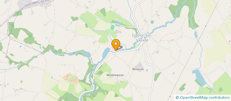localisation de l'entreprise EDITIONS SANTOLINE à CROZON-SUR-VAUVRE
