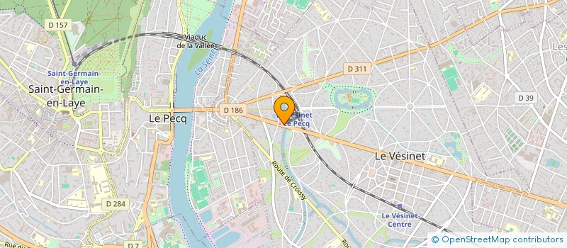 localisation de l'entreprise EDITIONS SHERPA  LE VESINET