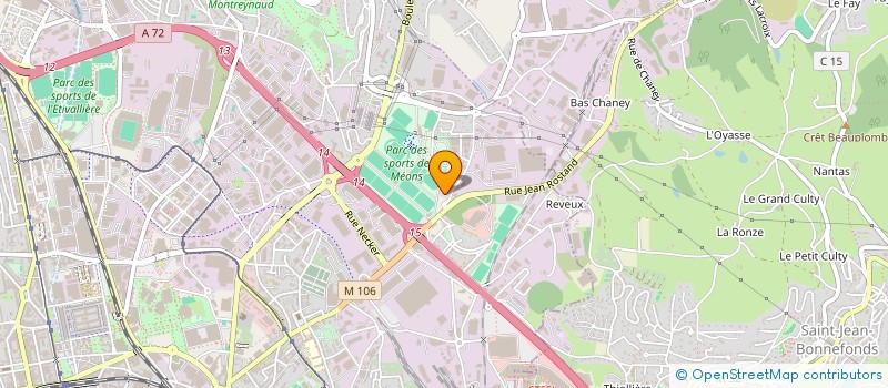 localisation de l'entreprise EDITIONS SOLEIL VERT à SAINT-ETIENNE