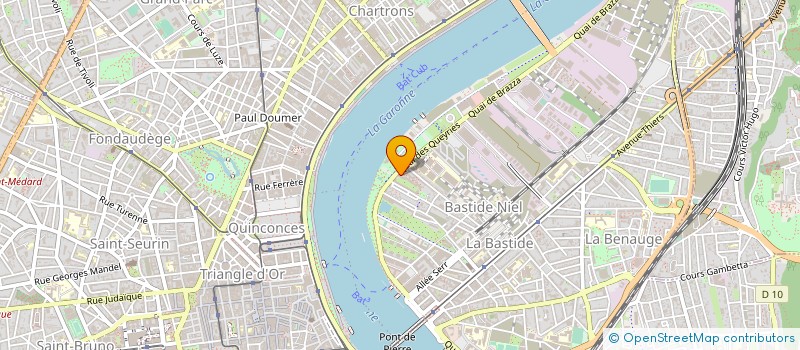 localisation de l'entreprise EDITIONS SUD OUEST à BORDEAUX