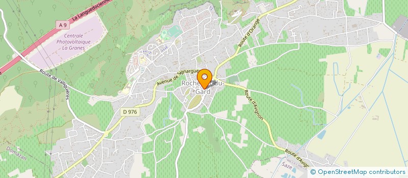 localisation de l'entreprise EDITIONS TACUSSEL à ROCHEFORT-DU-GARD