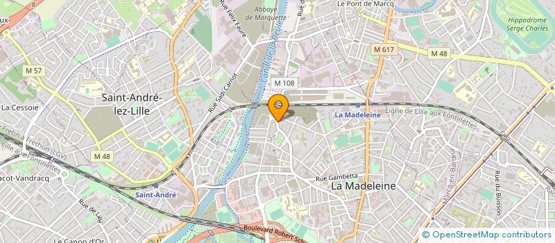localisation de l'entreprise EDITIONS TAUSEND AUGEN à LA MADELEINE