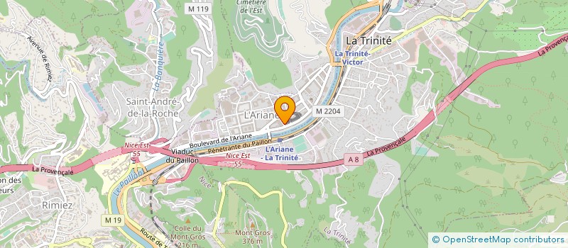 localisation de l'entreprise EDITIONS TERRA NOVA à NICE