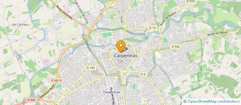 localisation de l'entreprise EDITIONS TERRES SUD à CARPENTRAS