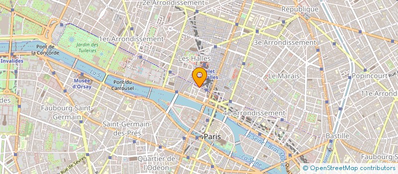 localisation de l'entreprise EDITIONS TEXTES CARDINAUX  PARIS
