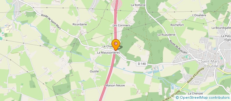 localisation de l'entreprise EDITIONS THARPA à SAINT-MARS-D'OUTILLE
