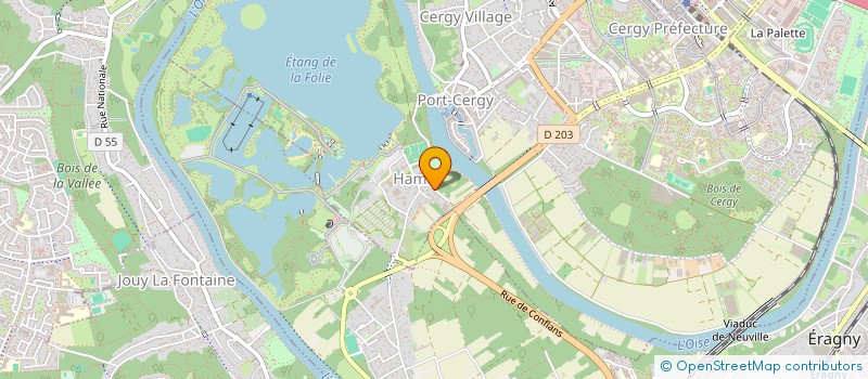 localisation de l'entreprise EDITIONS TOURISTIQUES EUROPEENNES à CERGY