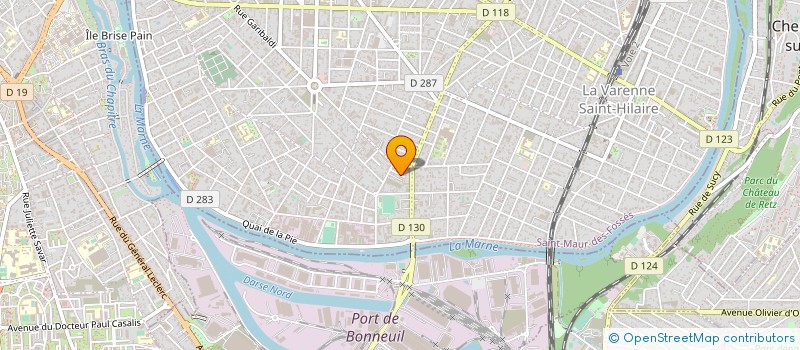 localisation de l'entreprise EDITIONS TRANSVERSALES à SAINT-MAUR-DES-FOSSES