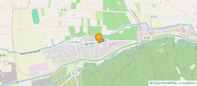 localisation de l'entreprise EDITIONS TRIGONE INTERNATIONAL  CHARLEVAL