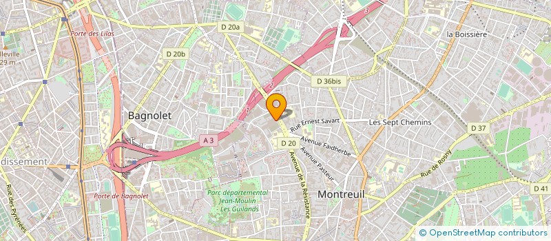 localisation de l'entreprise EDITIONS ULYSSE  MONTREUIL