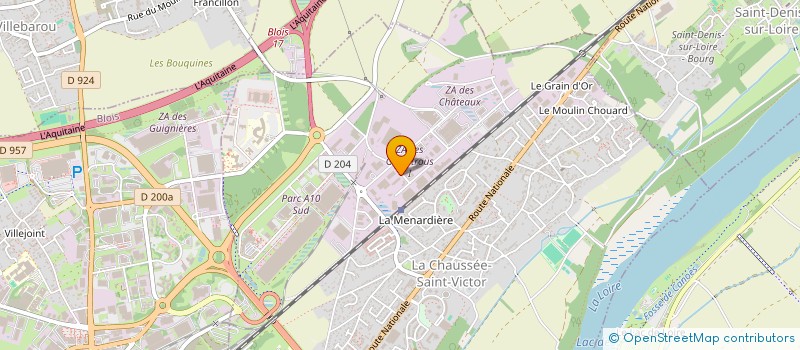 localisation de l'entreprise EDITIONS VALOIRE ESTEL  LA CHAUSSEE-SAINT-VICTOR