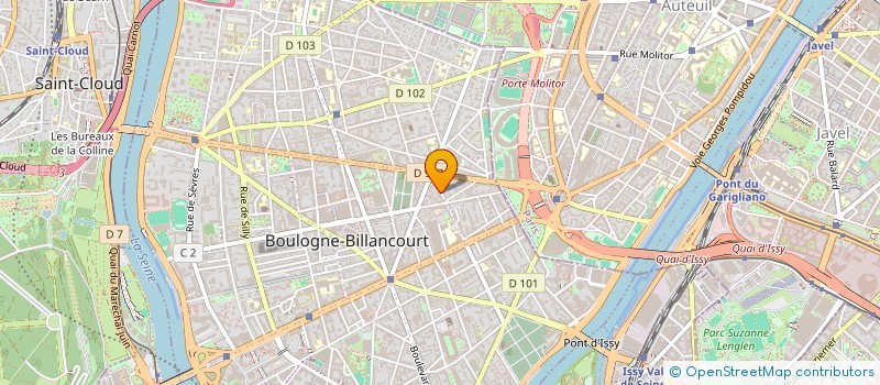 localisation de l'entreprise EDITIONS VAUCOULEURS à BOULOGNE-BILLANCOURT