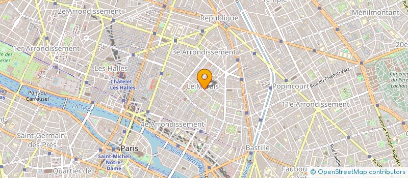 localisation de l'entreprise EDITIONS VERTICALES  PARIS