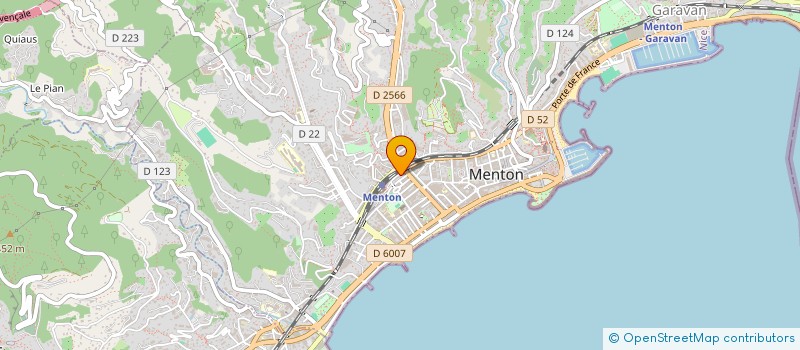 localisation de l'entreprise EDITIONS VIDAL  MENTON