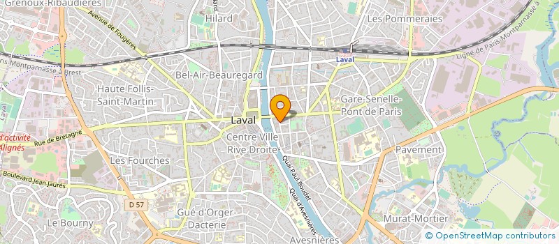 localisation de l'entreprise EDITIONS VIVRE LA à LAVAL