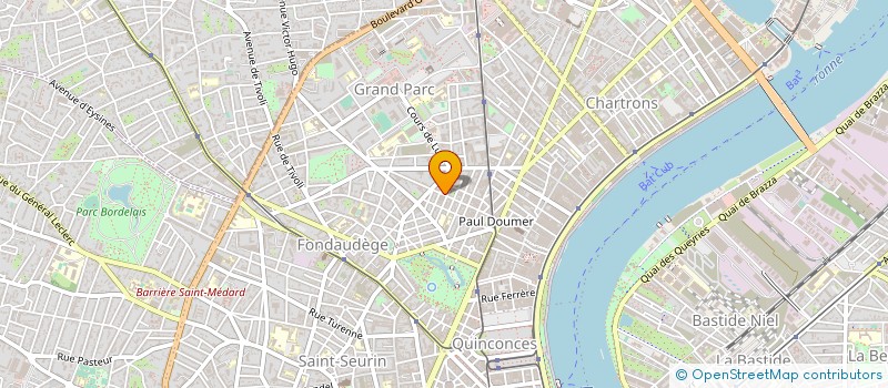 localisation de l'entreprise EDITIONS VOOLUME à BORDEAUX