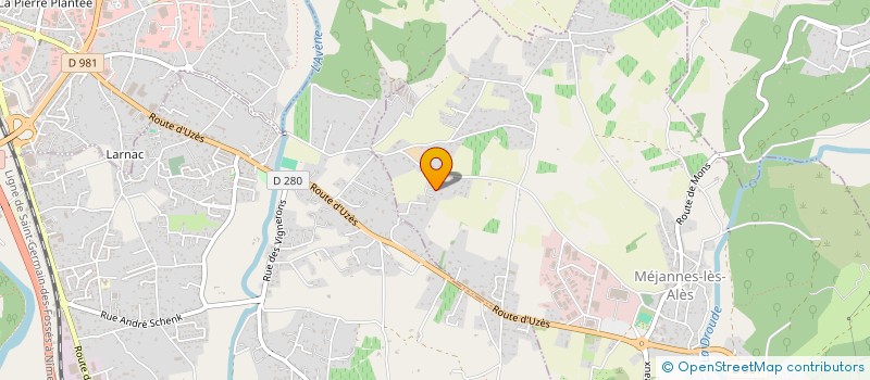 localisation de l'entreprise EDITIONS XYLORAMA à MEJANNES-LES-ALES
