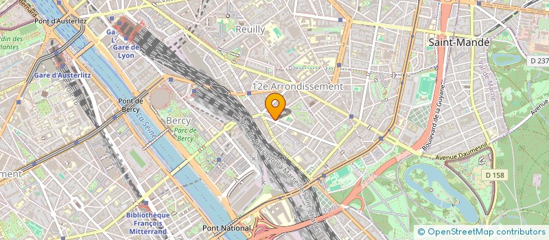 localisation de l'entreprise EDITIONS ZOOM à PARIS