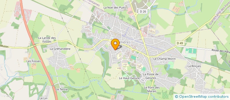 localisation de l'entreprise EDITO  TREILLIERES