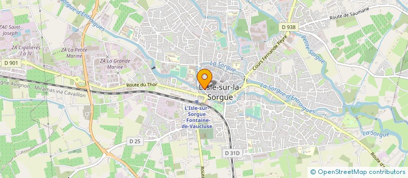 localisation de l'entreprise EDITO COPY  L ISLE SUR LA SORGUE