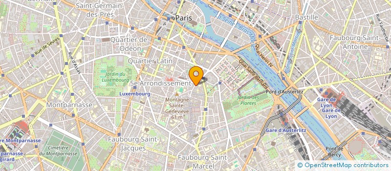 localisation de l'entreprise EDITORAT LETTRES MODERNES  PARIS