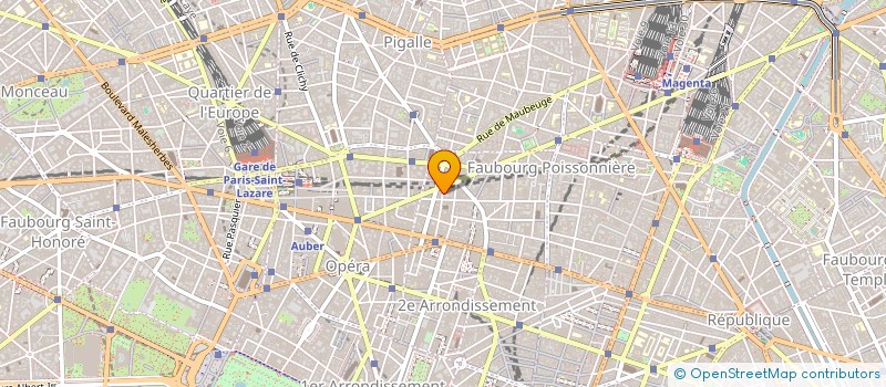 localisation de l'entreprise EDITORIAL ET REGIE  PARIS