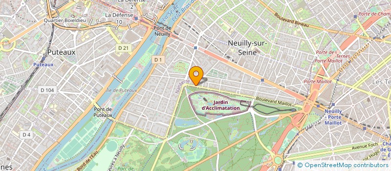 localisation de l'entreprise EDITORIAL PARIS à NEUILLY-SUR-SEINE