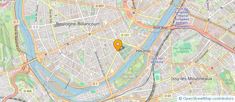 localisation de l'entreprise EDITORIALIST à BOULOGNE-BILLANCOURT