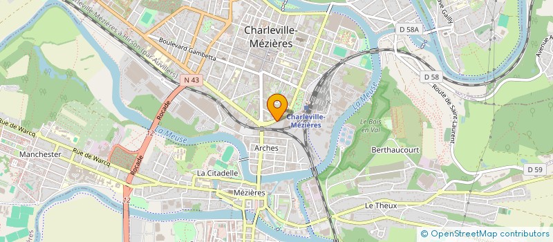 localisation de l'entreprise EDITOS SA à CHARLEVILLE-MEZIERES