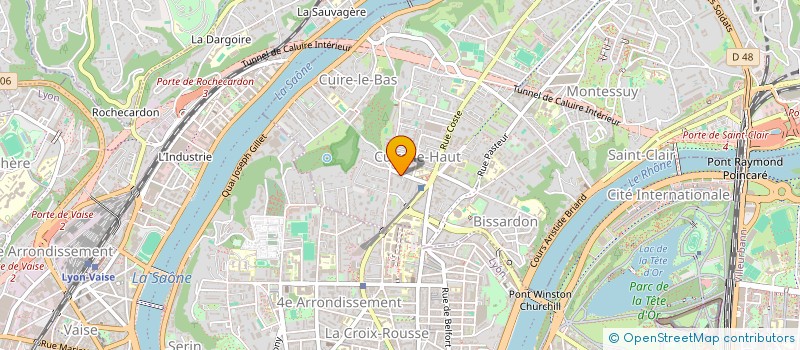 localisation de l'entreprise EDITRACK à CALUIRE-ET-CUIRE