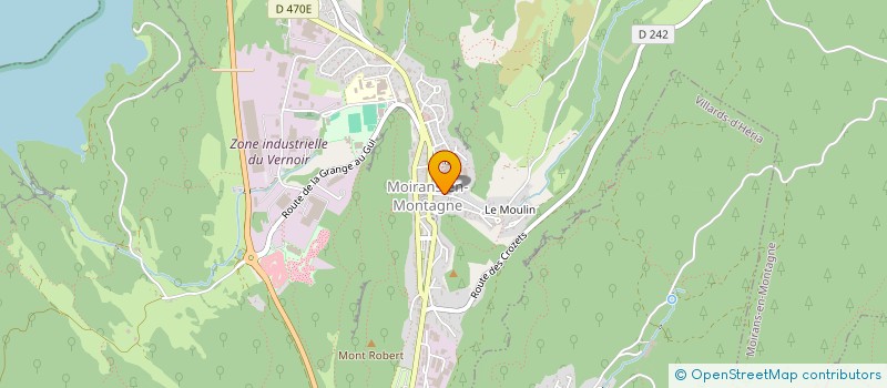 localisation de l'entreprise EDITTEX à MOIRANS-EN-MONTAGNE