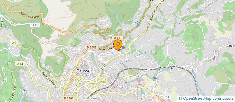 localisation de l'entreprise EDITYS à GRASSE